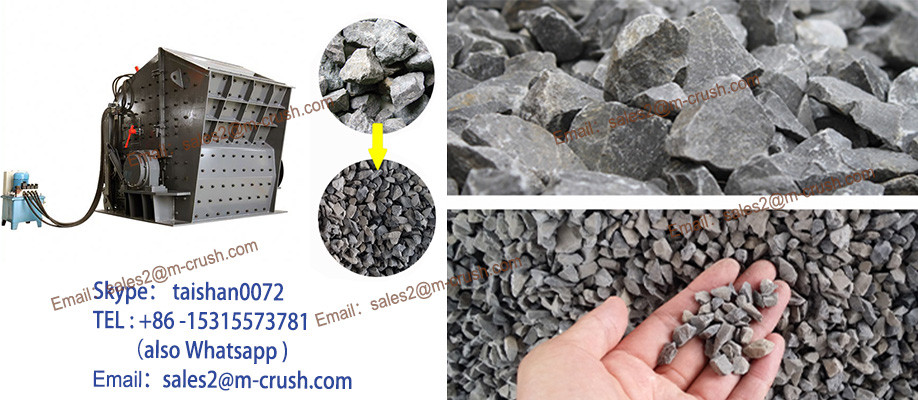 Stationary type equipment for granite quarry, sand fine crusher