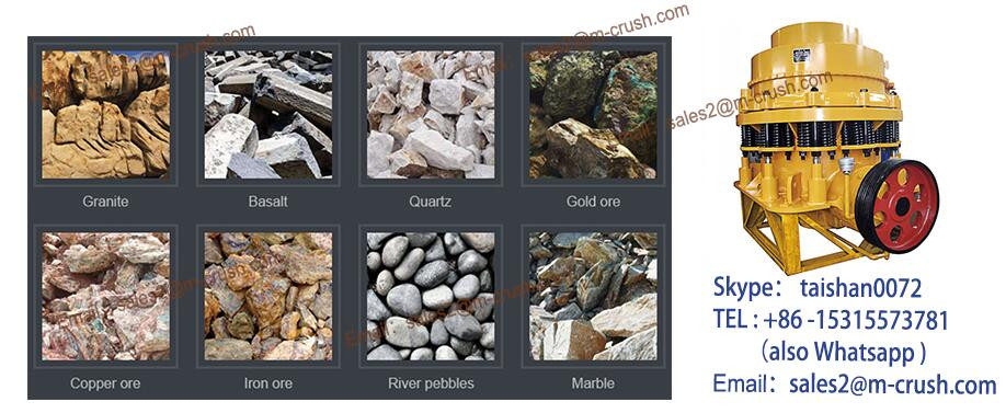 Small Mining Equipment Copper Ore Single-Cylinder Hydraulic Cone Breaking