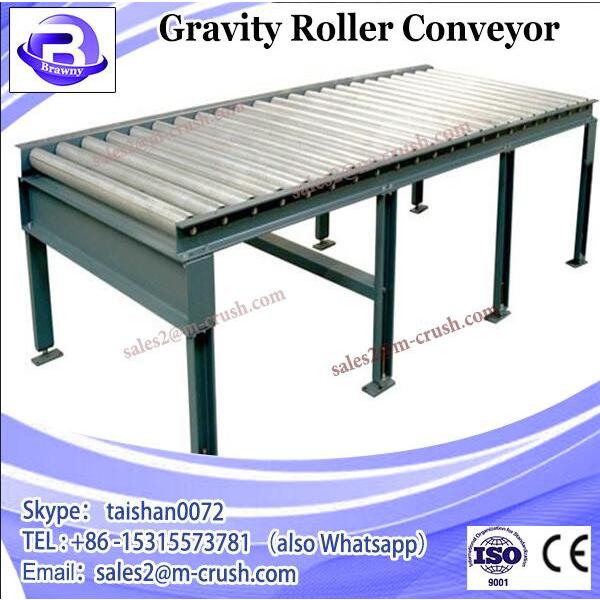 2017 China hot sale 380v gravity flexible 90 degree roller conveyor #3 image
